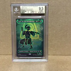 Toph, the First Metalbender (Borderless) (Neon Ink Foil) Avatar BGS 9.5 - Image 1