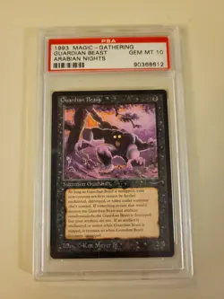 Mtg Guardian Beast Arabian Nights PSA 10 Gem Mint - Image 1