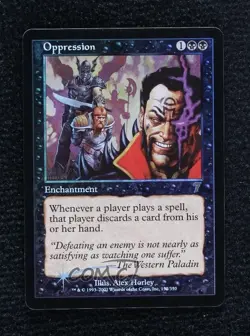 Oppression Foil Magic: 7th Edition #152 2001 - Image 1