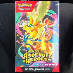 Pokemon TCG Mega Evolution Ascended Heroes Booster Bundle - 6 Booster packs - Image 1
