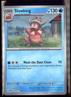 Pokemon Slowking 019/131 Prismatic Evolutions Master Ball Holo - Image 1
