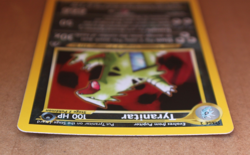 Tyranitar Holo Rare 12/75 Pokemon WOTC Neo Discovery SWIRL MP - Image 5