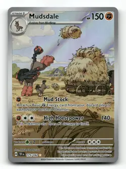 Mudsdale 175/162 - Temporal Forces - Pokemon Card NM/M - Image 1