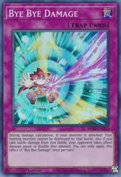 MP20-EN202 BYE BYE DAMAGE SUPER RARE 1ST EDITION NEAR MINT YuGiOh TCG - Image 1
