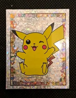 Pokemon Figurina MERLIN (1999) SERIE 1 PIKACHU HOLO # S6 - Image 1