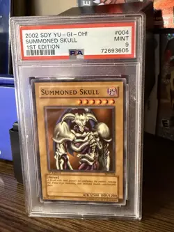 Yu-Gi-Oh! Summoned Skull SDY-004 1st ED 2002 PSA 9 Mint - Image 1
