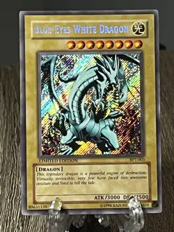 Blue-Eyes White Dragon – BPT-003 – Limited Edition – Secret Rare – Yu-Gi-Oh! - Image 5