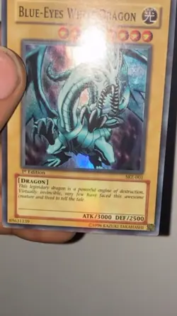 Yugioh Blue-eyes White Dragon Ske 1st Ed Holo Bleed Error - Image 5