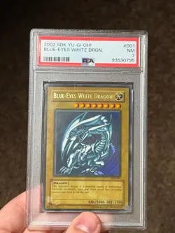 Blue Eyes White Dragon SDK-001 Ultra Rare Yugioh PSA 7 *795 - Image 4