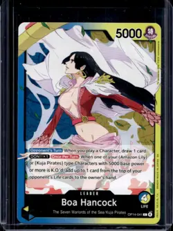 2026 One Piece Azure Sea's Seven Boa Hancock Leader #OP14-041 - Image 1