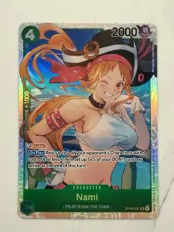 Nami OP14-031 (SR) The Azure Sea’s Seven One Piece TCG English x4 Play set - Image 3