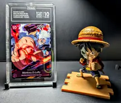 One Piece TCG | Monkey.D.Luffy | CS 2024 Promo | TAG 10 | NM+ | Not PSA - Image 1