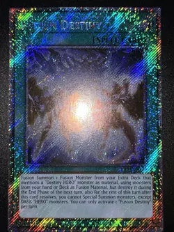 Yugioh Fusion Destiny 1st Edition Platinum Secret Rare RA03-EN270 - Image 1