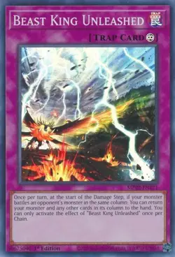 MP22-EN171 Beast King Unleashed Super Rare 1st Edition Near Mint YuGiOh TCG - Image 1