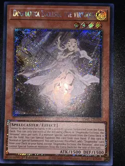 Yugioh! Dogmatika Ecclesia, the Virtuous - RA01-EN020 - Platinum Secret Rare NM - Image 1