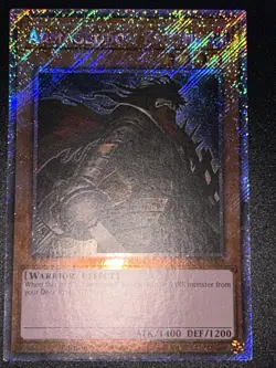 1x (M/NM) Armageddon Knight RA03-EN002 Platinum Secret Rare 1st Edition YuGiOh - Image 1