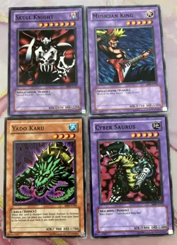 Yugioh Metal Raiders 4 Card Vintage Lot - Image 1