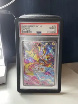 Zeraora - PSA 10 - AR Stellar Miracle SV7 109/102 Art Rare Pokemon Card - Image 1