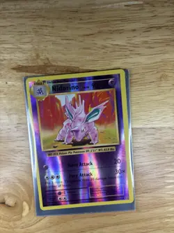 Nidorino 44/108 Pokemon TCG XY 2016 Card Evolutions Reverse Holo (Near Mint) - Image 1
