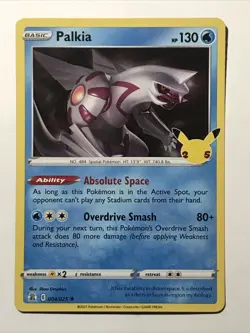 Palkia 004/025 Holo Rare Celebrations Pokemon Card Trading Card TCG - Image 1