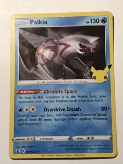 Palkia 004/025 Holo Rare Celebrations Pokemon Card Trading Card TCG - Image 2