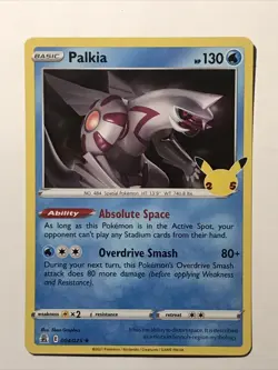 Palkia 004/025 Holo Rare Celebrations Pokemon Card Trading Card TCG - Image 3