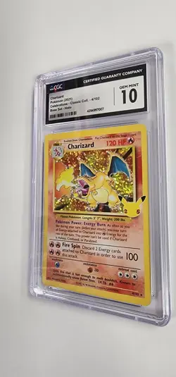 CGC 10 Pokemon Card: Charizard from Celebrations Classic Collection - Image 2