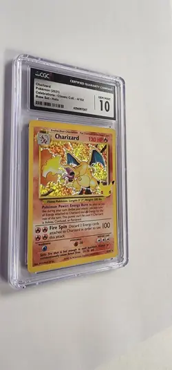 CGC 10 Pokemon Card: Charizard from Celebrations Classic Collection - Image 3