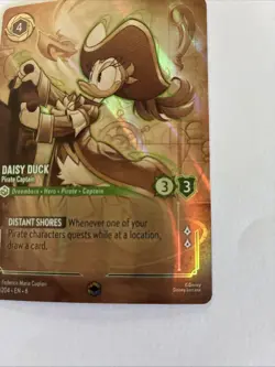 Daisy Duck Pirate Captain Enchanted Disney Lorcana Pack Fresh - Image 4