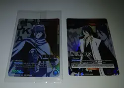 Union Arena Bleach Rukia Kuchiki SEALED + Byuakuya Winner Foil Promos M/NM - Image 2
