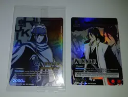 Union Arena Bleach Rukia Kuchiki SEALED + Byuakuya Winner Foil Promos M/NM - Image 3