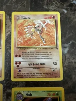 Pokemon Vintage 8 Card Lot - Fossil Set Unlimited Rares - various conditions - Image 4