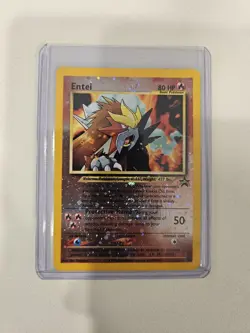 70 Pokemon Cards #34 Entei Black Diamond PROMO Reverse Holo - Image 4