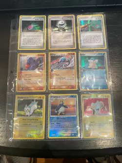 Pokemon Card Lot 9 Vintage Stamped Holos 🔥LP - HP 2005-2008 Ex era, Burger King - Image 1