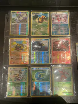 Pokemon Card Lot 9 Vintage Rare Reverse Holos 🔥LP - HP 2007-2009 DP era - Image 1