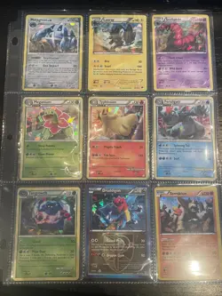 Pokemon Card Lot 9 Vintage Cracked Ice Holos 🔥LP - HP 2009-2016 DP, BW, XY era - Image 1