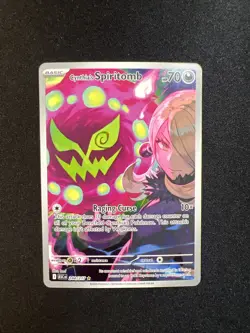Cynthia's Spiritomb 244/217 Illustration Rare Card - Pokemon Ascended Heroes NM - Image 1