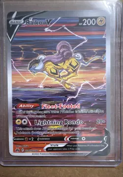 Raikou V GG41/GG70 Crown Zenith: Galarian Gallery Holo - Pokemon Card 🔥 - Image 1
