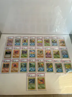 26 card lot 1st edition Fossil pokemon psa 9 - Image 1