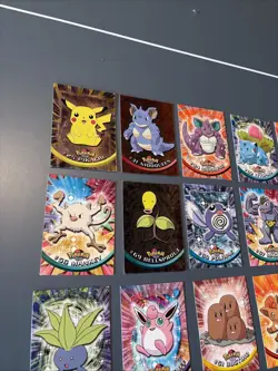 Pokemon 1999 Topps 35 Card Lot Vintage Foil Pikachu Rate Ex Set Collection V Gx - Image 2