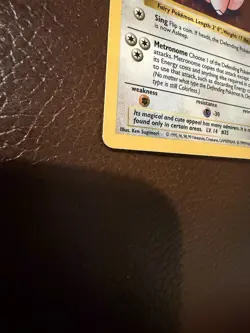 Pokemon Clefairy Card 5/102 Base Set Holo Rare Shadowless NM - Image 4