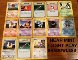 SHADOWLESS Base Set Pokemon Card Lot NM/LP - Image 1