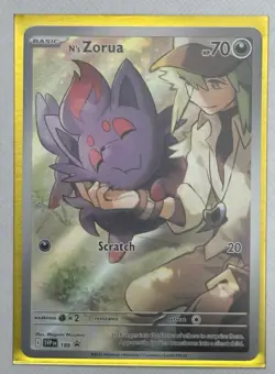 Pokemon TCG Journey Together N's Zorua #189 Holo Promo Card - Image 1