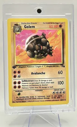 Pokemon TCG Golem 36/62 Fossil Set 1st Edition Uncommon Card - Image 5