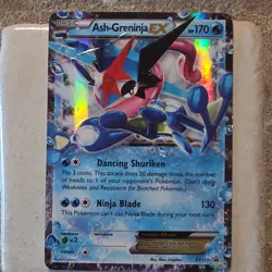 Pokemon Ash-Greninja EX Promo XY133 XY Holofoil English Trading Card - Image 1