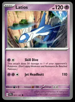 Latios 77/191 Pokemon Card Surging Sparks Uncommon 120 HP Near Mint TC - Image 1