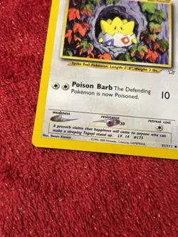 Togepi 51/111 Neo Genesis Regular Wotc Pokemon Card Lp - Image 4