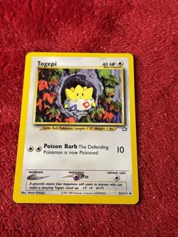 Togepi 51/111 Neo Genesis Regular Wotc Pokemon Card Lp - Image 5