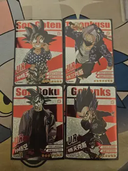 DragonballZ Drip CCG Card Bundle Lot Of 4 - Image 1