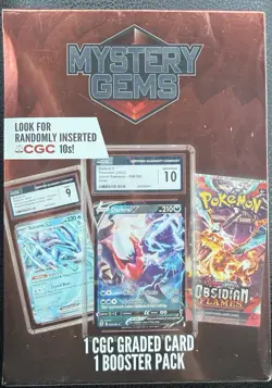 Mystery Gems Pokemon TCG CGC Graded Card Booster Box Darkrai Suicune Charizard - Image 1